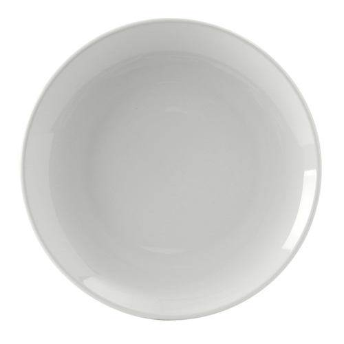Tuxton China Inc VPA-121 Florence 12-1/8" Porcelain White Round Coupe Plate - 1 Doz