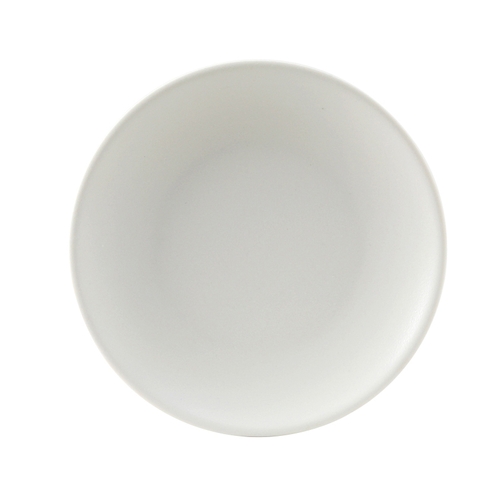 Tuxton China Inc VWA-071 Zion 7-1/8" Matte White Porcelain Round Coupe Plate - 3 Doz