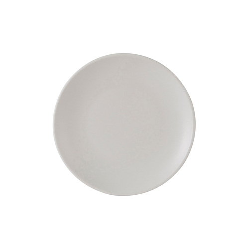 Tuxton China Inc VWA-080 Zion 8" Matte White Porcelain Round Coupe Plate - 2 Doz