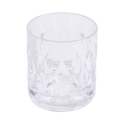 GET DM-10R-CL Fitzgerald 10 oz. SAN Clear Rocks Glass - 2 Doz