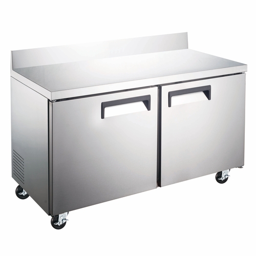 Peach Foodservice PWT-48F 48" Wide Two Door Work Top Freezer