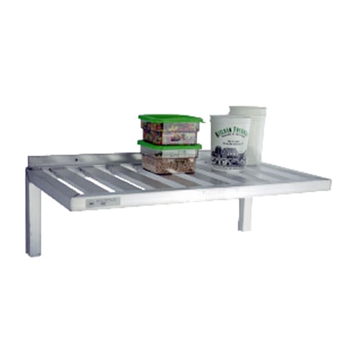 New Age 1121 36" x 20" Wall-Mounted Aluminum T-Bar Shelf