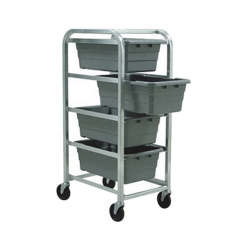 New Age 1262 Heavy Duty 25" x 15.5" Welded Aluminum Mobile 4 Lug Dolly