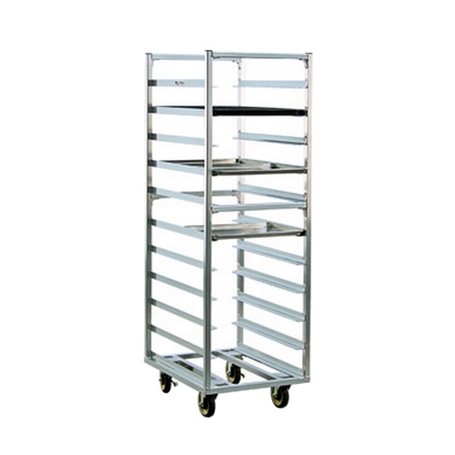 New Age 1337 11 Pan 5" Spacing Welded Aluminum Roll-In Refrigerator Rack