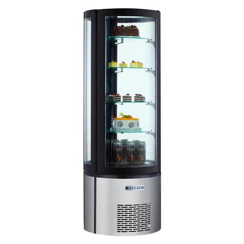 Adcraft BDRCK-400 Black Diamond 12.7 cu.ft. Refrigerated Cake Display Case