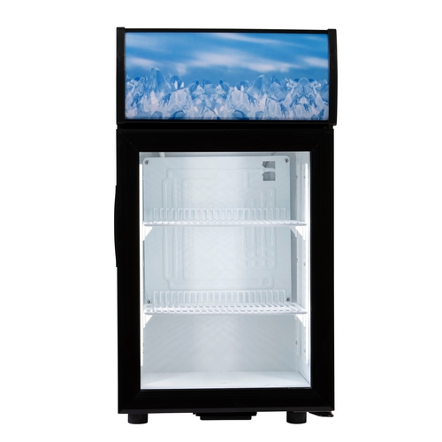 Adcraft CDRF-1D/2 Black Diamond 2 cu.ft. Countertop Refrigerator Merchandiser