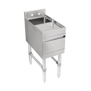 John Boos UBHS-2112-X Slim-Line 12" x 21" Stainless Steel Underbar Hand Sink 