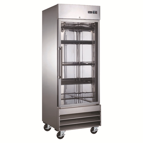 Adcraft USFZ-1D-G U-Star 23 cu.ft. Reach-In Single Glass Door Freezer