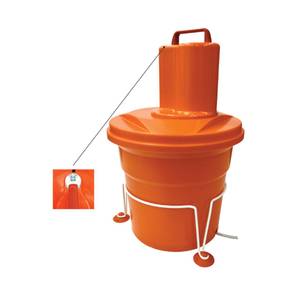 Dynamic E006.1.B.T 5 Gallon Capacity Electric Salad Spinner w/ Stabilizing Base