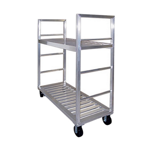 New Age 1431 58" x 27" Welded Aluminum Mobile Uni-T Truck w/ Two Shelves