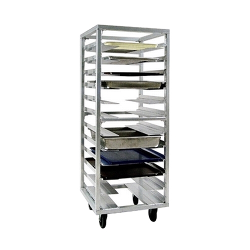 New Age 1635 25.25" x 24.5" Welded Aluminum Mobile Universal Pan Rack