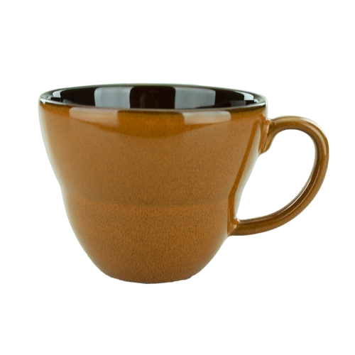 International Tableware, Inc LU-1-TA Luna 9 oz. Terracotta Hand Painted Stoneware Cup - 2 Doz