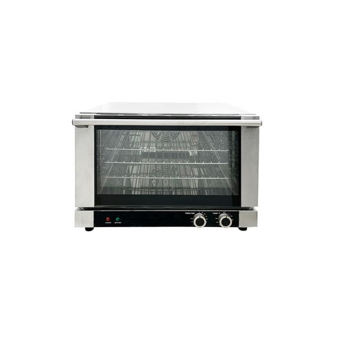 Global Solutions by Nemco GS1740 Countertop Quarter Size Electric Convection Oven w/ 3 Racks