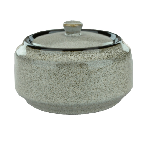 International Tableware, Inc LU-61-AS Luna 13 oz. Ash Stoneware Sugar Container - 1 Doz