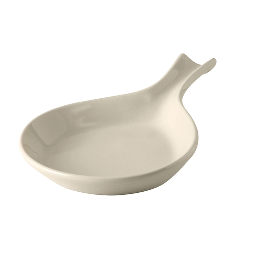 Tuxton China Inc BEP-100 DuraTux 12 oz. Amer White/Eggshell Fry Pan Server - 1 Doz