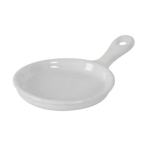 Tuxton China Inc GLP-650 LINX 6-1/2 oz. Porcelain White Mini Skillet - 1 Doz