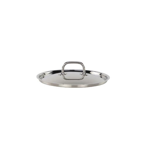 Tuxton China Inc RSZW-093 TUXSTEEL 9-3/8" Stainless Steel Lid with Solid Handle