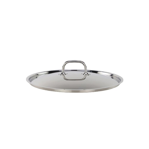 Tuxton China Inc RSZW-116 TUXSTEEL 11-3/4" Stainless Steel Lid with Solid Handle 