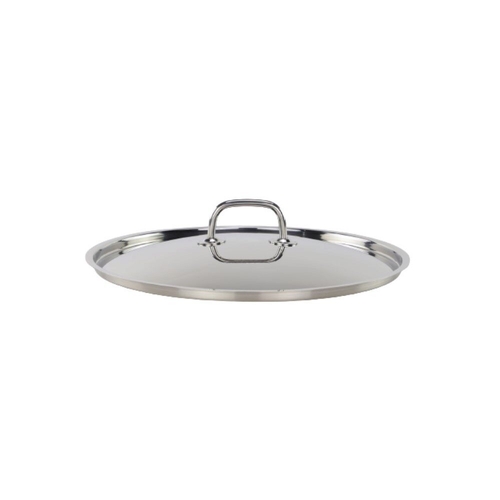 Tuxton China Inc WSZW-125 TUXSTEEL 12-5/8" Stainless Steel Lid with Solid Handle