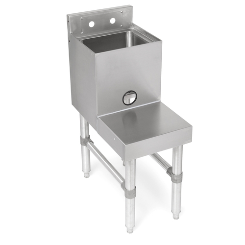 John Boos UBBS-2118-X Slim-Line 18" x 21" Stainless Steel Underbar Blender Station