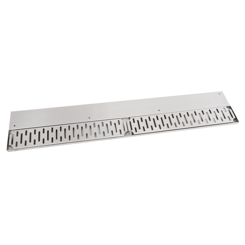 John Boos UBDR-24-X 24" x 8" 18 Gauge Stainless Steel Bar Drink Rail