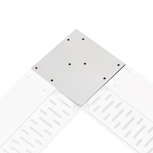 John Boos UBDR-90-IC-X 8" Deep 90° Angle Inside Corner Filler Bar Drink Rail