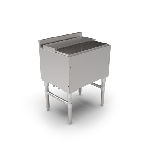 John Boos UBIB-1824-X Slim-Line 24" x 18" Stainless Steel Underbar Cocktail Unit