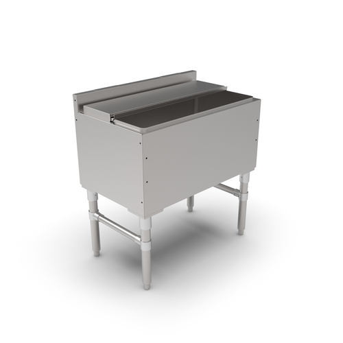 John Boos UBIB-1830-X Slim-Line 30" x 18" Stainless Steel Underbar Cocktail Unit