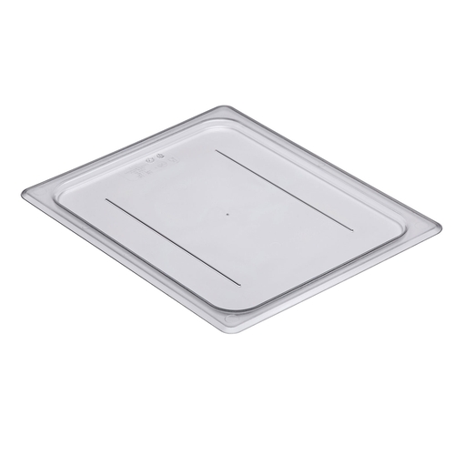Cambro 20CWC135 CamWear© Clear Polycarbonate 1/2 Size Food Pan Cover - 6 Ea