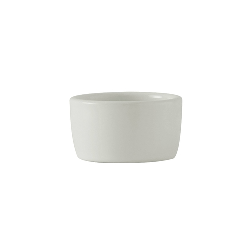 Tuxton China Inc BPX-0203 DuraTux 2 oz. Porcelain White Ramekin/Cheese Pipkin - 4 Doz