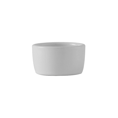 Tuxton China Inc BWX-0203 DuraTux 2 oz. White Round Ramekin/Cheese Pipken - 4 Doz
