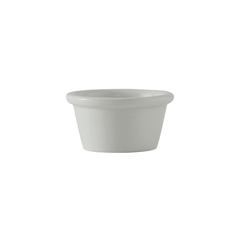 Tuxton China Inc BWX-020B DuraTux 2 oz. White Ceramic Round Ramekin - 4 Doz
