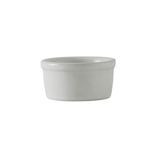 Tuxton China Inc BWX-025 DuraTux 2-1/2 oz. White Ceramic Round Ramekin - 4 Doz