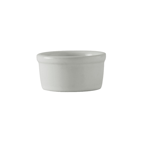 Tuxton China Inc BWX-035 DuraTux 3-1/2 oz. White Ceramic Round Ramekin - 4 Doz