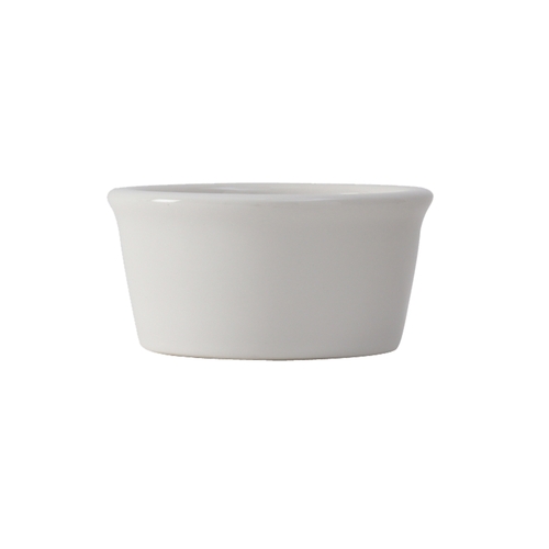 Tuxton China Inc BWX-040 DuraTux 4 oz. White Ceramic Round Ramekin - 4 Doz