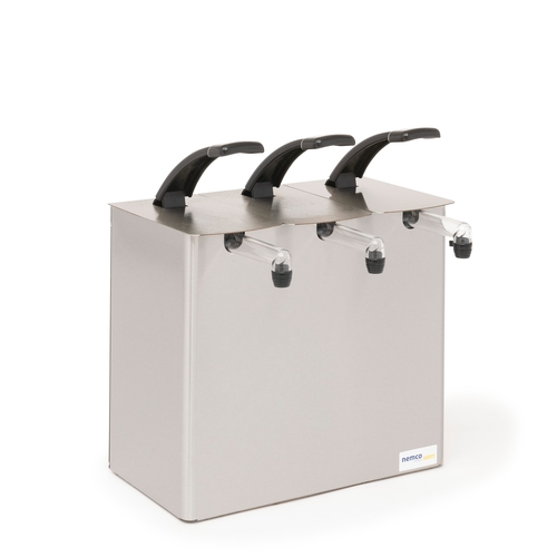 Nemco 10964 21.8"x 13.25" Stainless Steel Countertop Condiment Dispenser