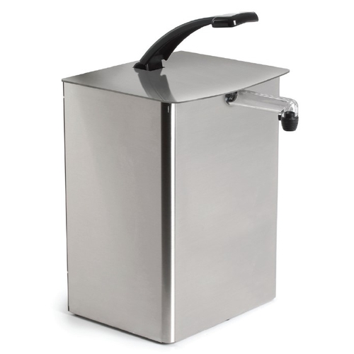 Nemco 10972 10.8" x 13.25" Stainless Steel Single Condiment Dispenser