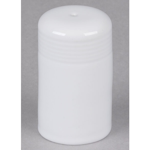 Tuxton China Inc BWJ-0301 DuraTux 2 oz. White Ceramic Salt Shaker - 1 Doz