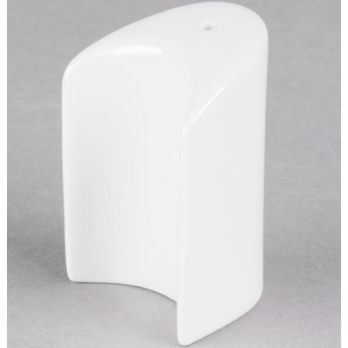 Tuxton China Inc GZP-732 TuxTrendz 2-7/8"H Porcelain White Salt Shaker - 1 Doz