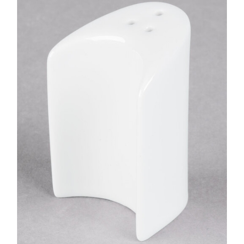 Tuxton China Inc GZP-733 TuxTrendz 2-7/8"H Porcelain White Pepper Shaker - 1 Doz