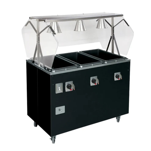 Vollrath T38731604A 2-Series 60" 4 Well Affordable Portable Hot Food Station