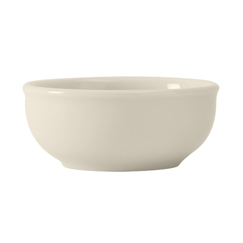 Tuxton China Inc BEB-050E DuraTux 5 oz. Amer White/Eggshell Ceramic Sauce/Salsa Dish