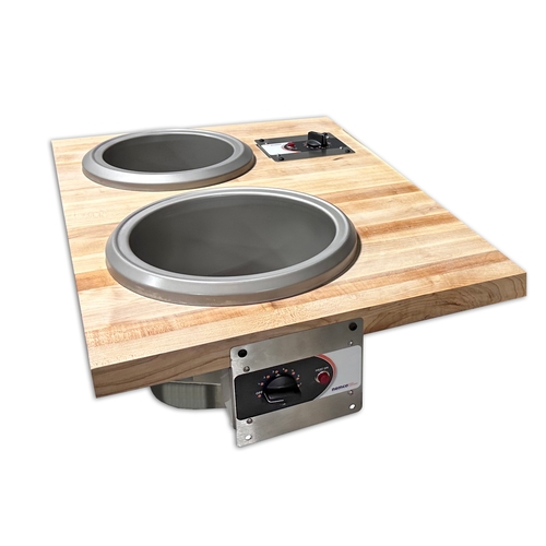 Nemco 6161-CW 11 Qt. Electric Drop-In Cooker/Warmer Food Well - 120v