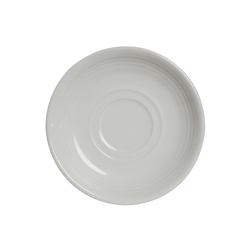 Tuxton China Inc CWE-060 Concentrix 6" Diameter White Ceramic Saucer - 2 Doz