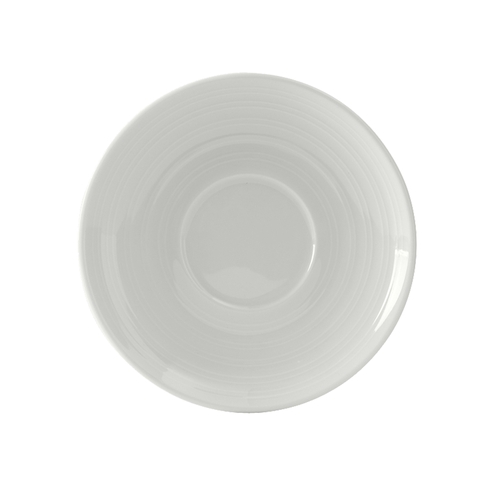 Tuxton China Inc FPE-056 Pacifica 5-3/4" Diameter Porcelain White Stackable Saucer
