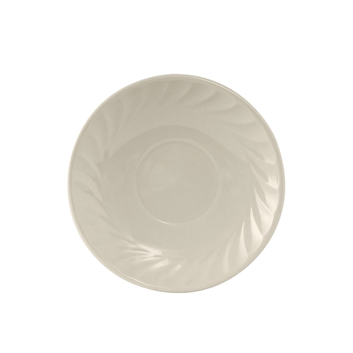 Tuxton China Inc MEE-056 Meridian 5-3/4" Diameter Amer White/Eggshell Saucer - 3 Doz