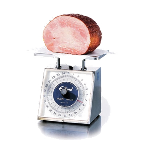 Edlund RM-25 Stainless Steel Countertop Rotating Dial-Type Portion Scale