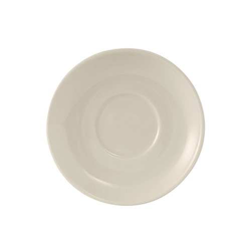 Tuxton China Inc TRE-002 Reno/Nevada 6" Dia Amer White/Eggshell Ceramic Saucer - 3 Dz