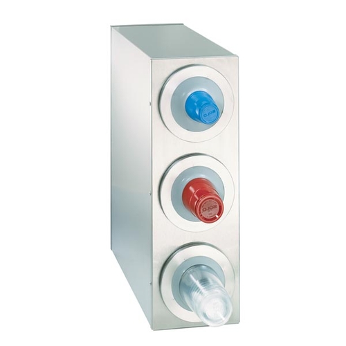 Dispense-Rite BFL-R-3SS Stainless Steel 8.13" x 23" Cup Dispensing Cabinet