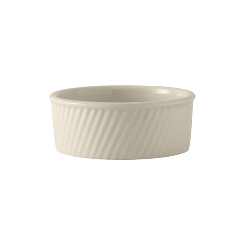Tuxton China Inc BEX-2004 DuraTux 18 oz. Amer White/Eggshell Ceramic Souffle - 1 Doz